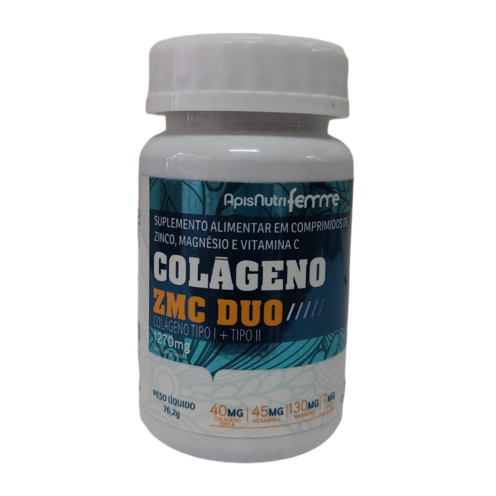 COLAGENO ZMC DUO 1270MG 60CPS APISNUTRI Shopee Brasil