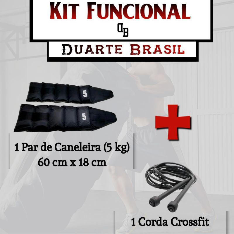 Kit Funcional Caneleira Kg Corda Shopee Brasil