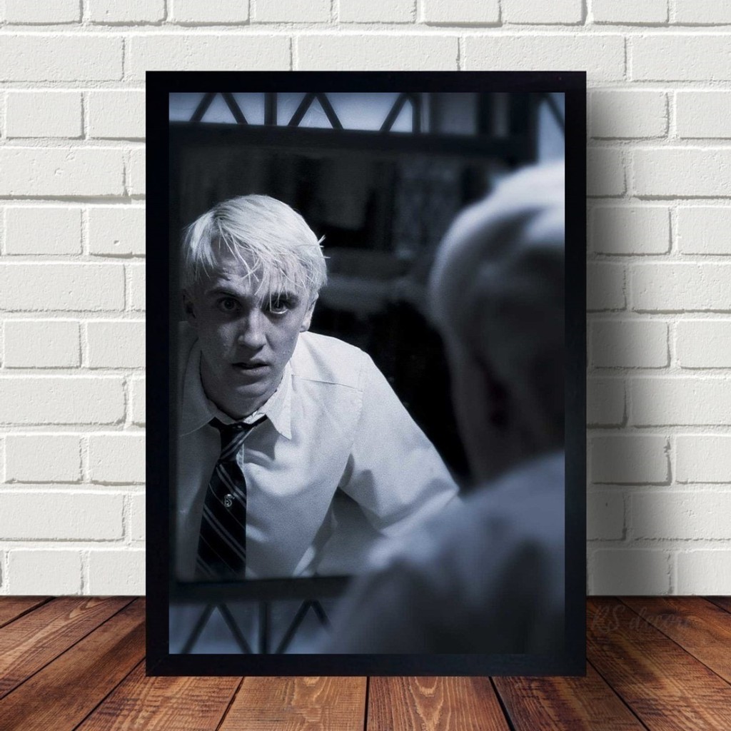 Quadro Do Filmes Harry Potter Personagem Draco Malfoy A3 Shopee Brasil