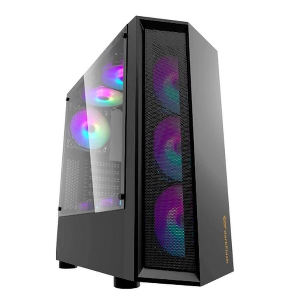 Gabinete Gamer Aigo DarkFlash Melody Preto Lateral Acrilico Shopee Brasil