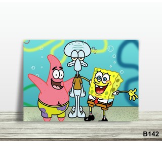 Quadro Decorativo Bob Esponja Shopee Brasil