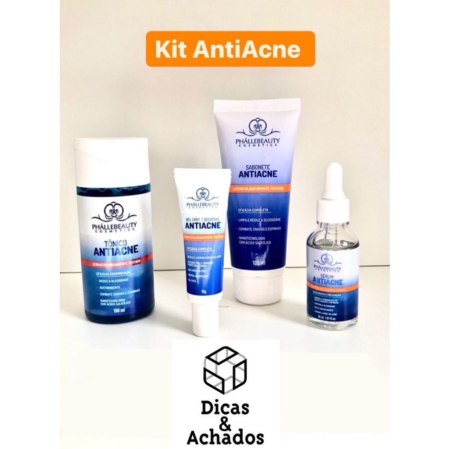 Kit Completo Antiacne Phallebeauty Cuidados A Pele Shopee Brasil