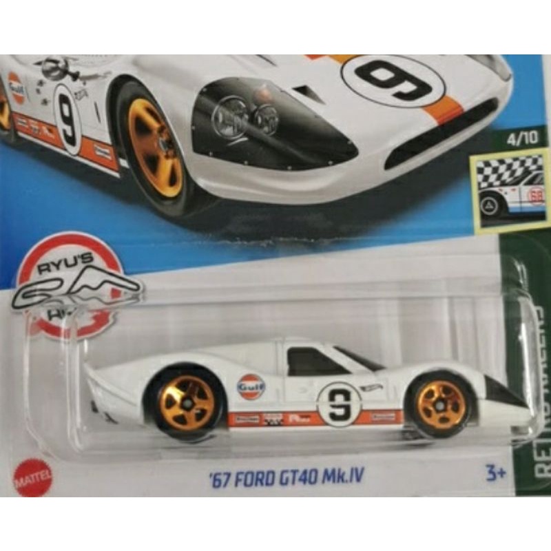 Ford Gt Mk Iv Hot Wheels Escorrega O Pre O