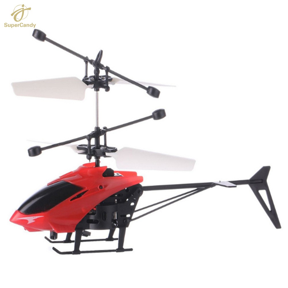 Helicóptero Voadores De Indução Com Sensor Brinquedo Brilhante Para Crianças Controle Remoto