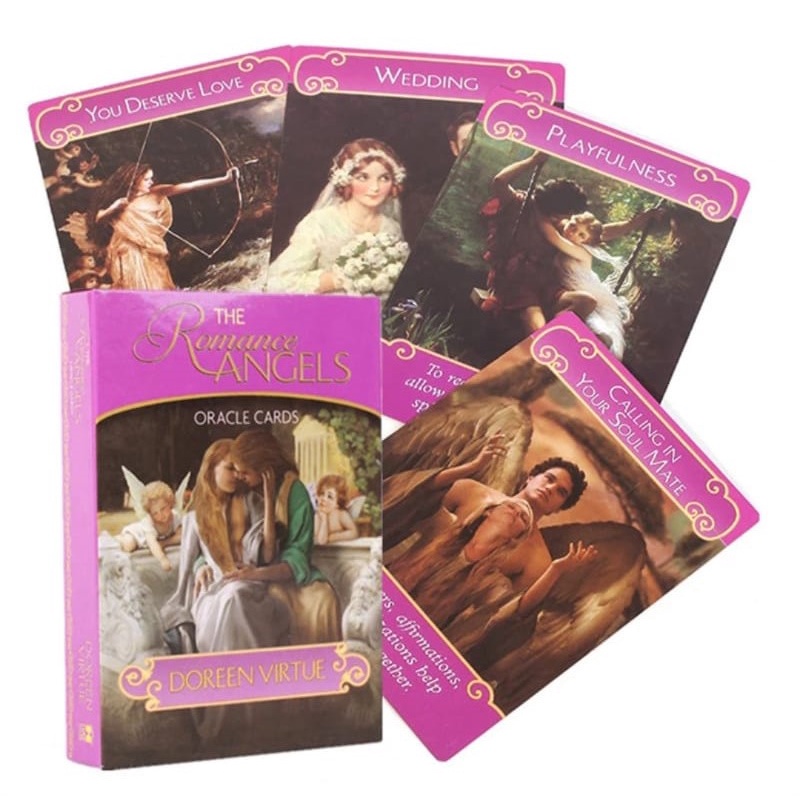 The Romance Angels Oracle Deck Or Culo Os Anjos Do Romance Baralho De