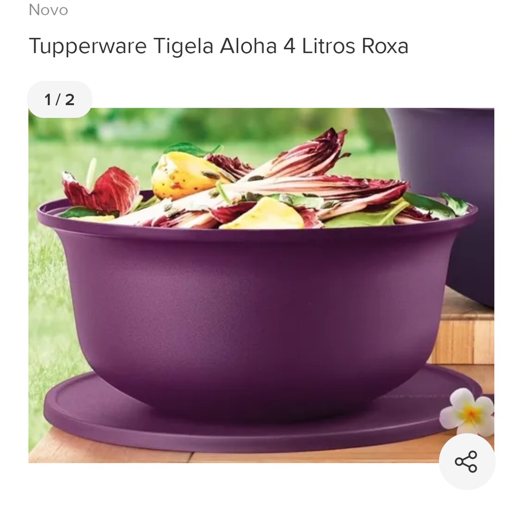 Tigela Aloha Tupperware L Shopee Brasil