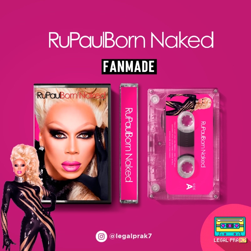 Fita K7 RuPaul Born Naked Fanmade Shopee Brasil