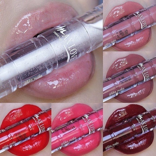 Gloss Labial Lip Cor Rosa Nude Vermelho Max Love Queima De