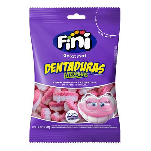 Fini Balas Dentaduras De Gelatina Dentadura C Tricas Azedinhas G