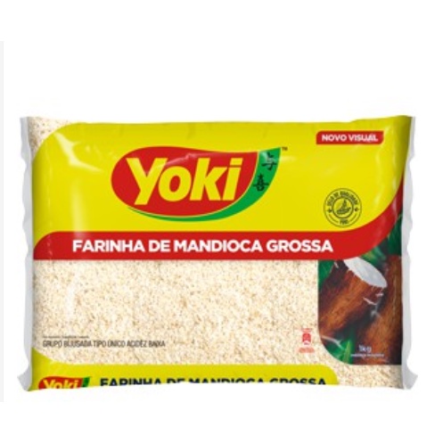 FARINHA DE MANDIOCA GROSSA 1KG YOKI Shopee Brasil