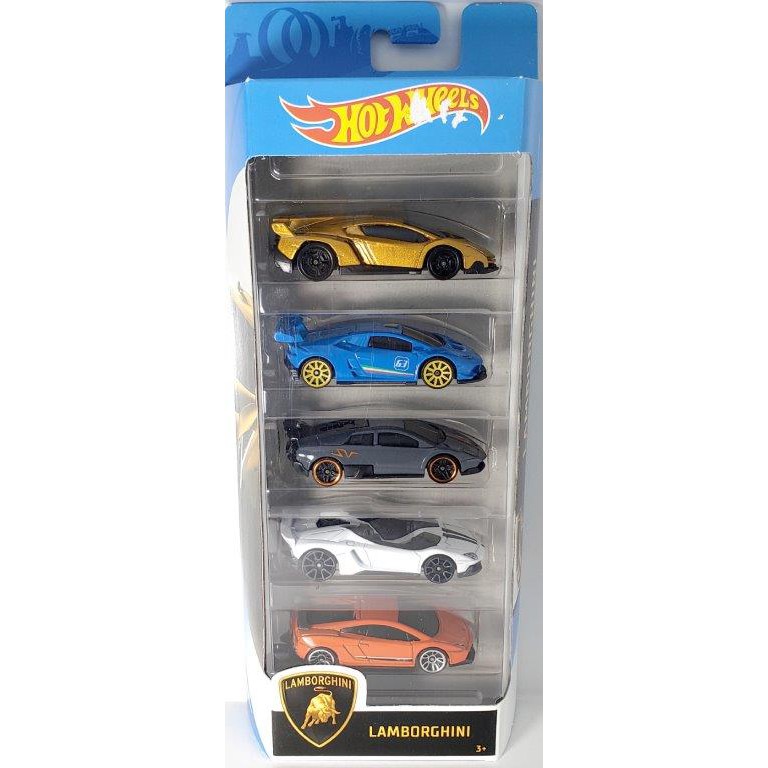 HOT WHEELS PACK 5 LAMBORGUINIS Shopee Brasil