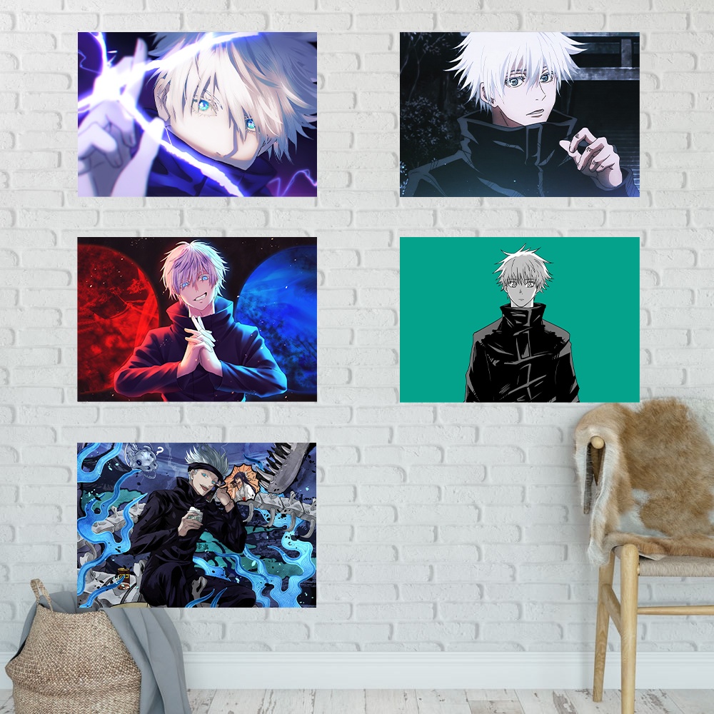 Quadros Decorativos Anime Jujutsu Kaisen Satoru Gojo Placas