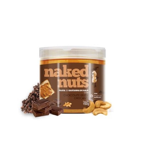 Pasta Castanha De Caju Chocolate Belga Naked Nuts G Shopee Brasil