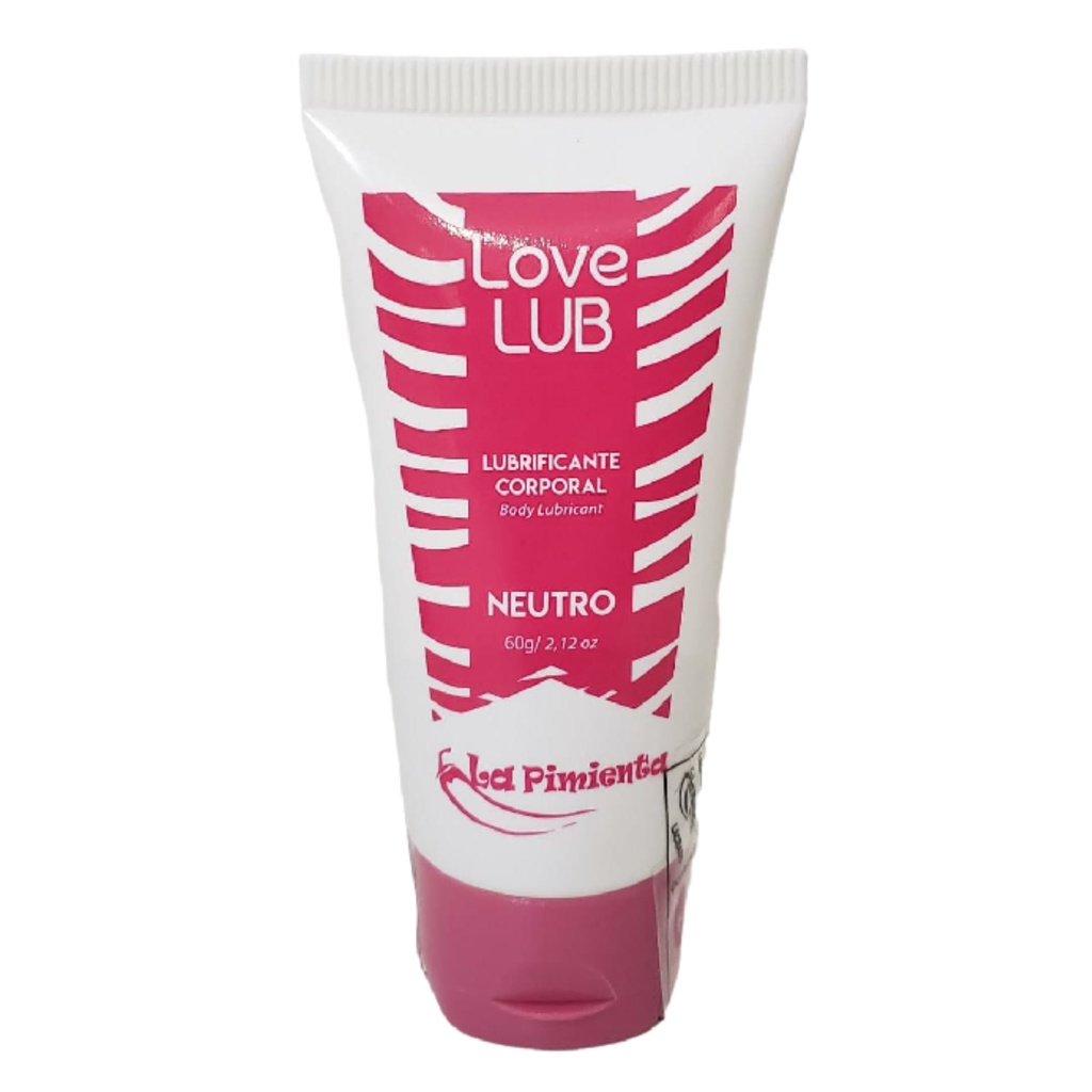 Lubrificante Íntimo A Base De Agua Neutro 60g Love Lub Shopee Brasil