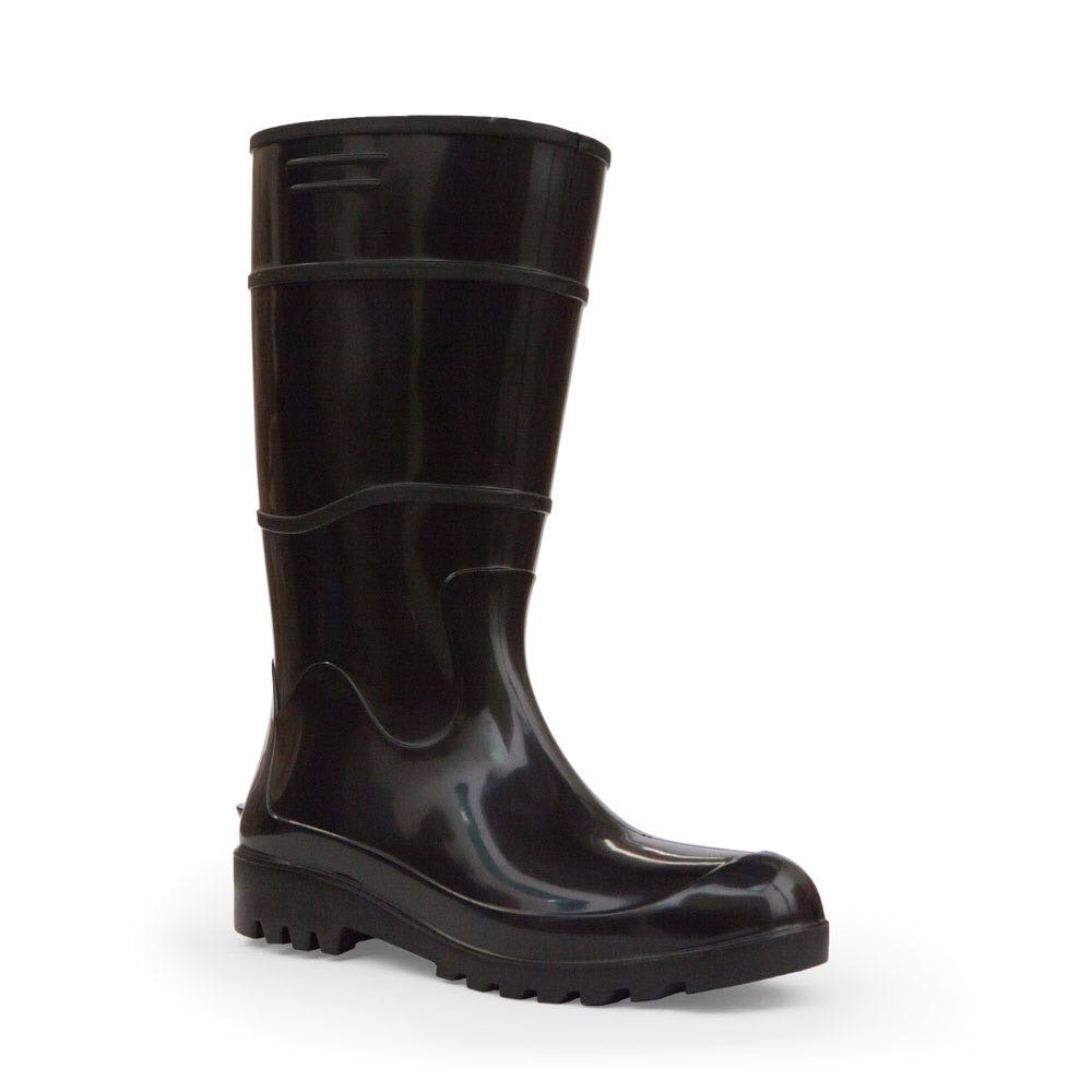 Bota Pvc Preta Borracha Cano Longo Workflex Cozinha Galocha Shopee Brasil