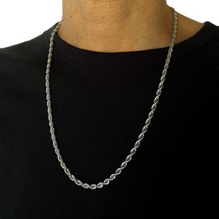 Colar Aço Cirurgico Inox Masculino Cordão Baiano Shopee Brasil