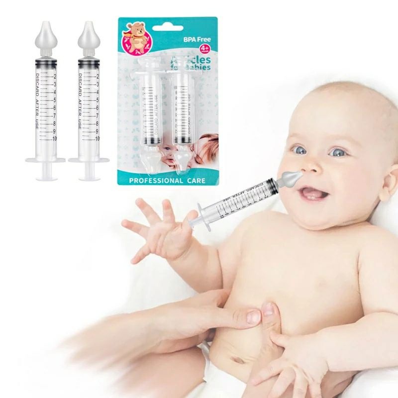 Kit Seringas De Lavagem Nasal Infantil E Adulto Soro Limpeza Do