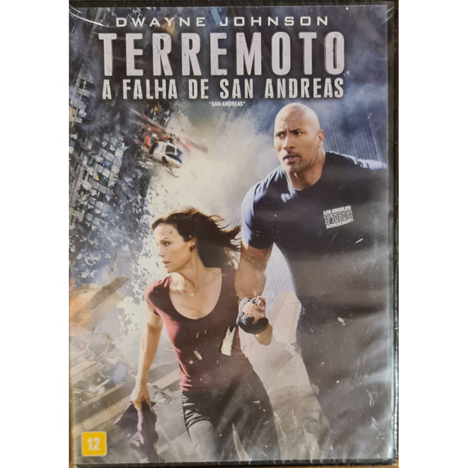 Dvd Original Do Filme Terremoto A Falha De San Andreas Lacrado