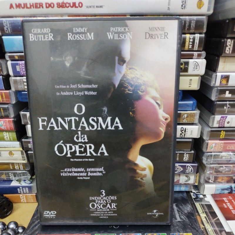 O Fantasma Da Opera Em Dvd P Shopee Brasil