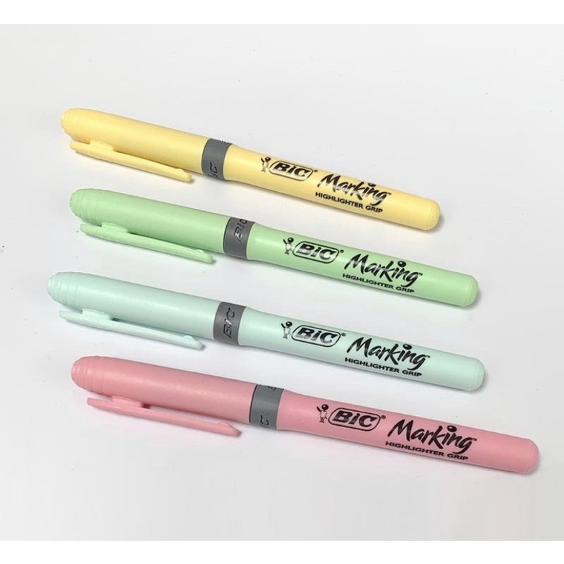 Kit Marca Texto Bic Marking Cores Pastel Shopee Brasil