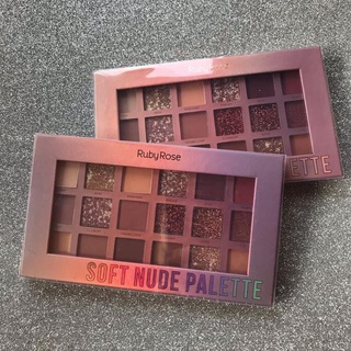 Paleta De Sombras Soft Nude Ruby Rose Shopee Brasil