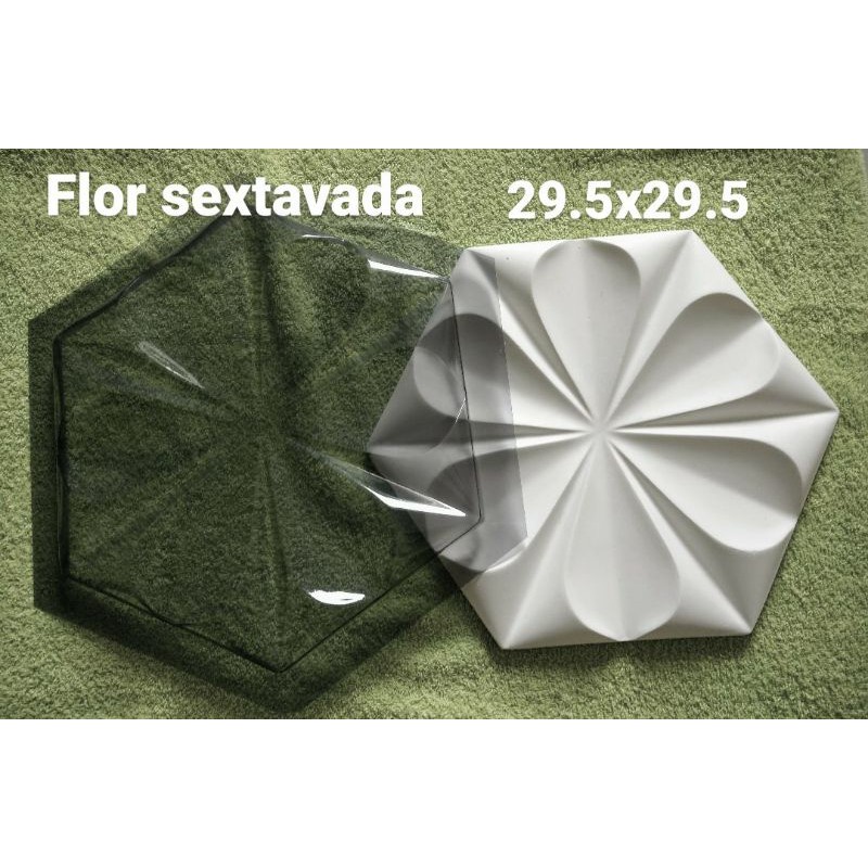 Forma Para Gesso Flor Sextavada Shopee Brasil