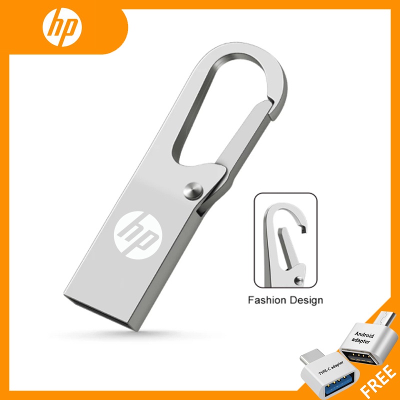 À Prova D água De metal HP usb flash drive pen 64g 32g 16g 128g 256g