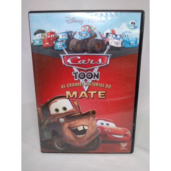 Dvd Cars Toon As Grandes Hist Rias Do Mate Usado Shopee Brasil