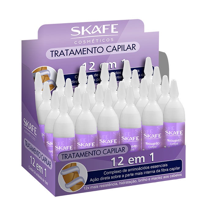 Kit Skafe Ampola Tratamento Capilar 12 Em 1 24x10 Ml Shopee Brasil