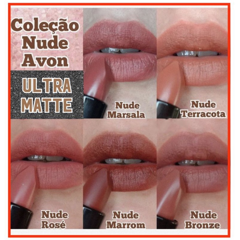 Manual Makeup Resenha Batom Nude Matte Avon My XXX Hot Girl