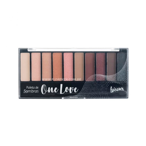 Paleta De Sombras One Love Cores L Luisance Shopee Brasil