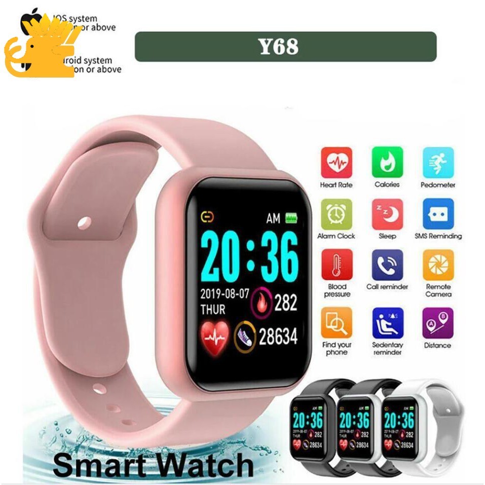 Smartwach Y68 D20 Pro Relogio Fitness Bluetooth Android Ios (Cigga) 6