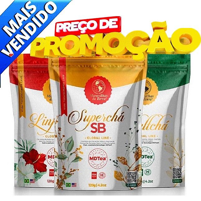 Kit Super Cha Sb Maravilhas Da Terra Linfacha Sbeltcha Mtdea