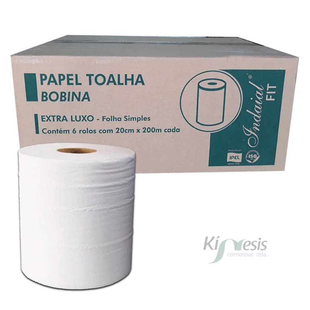 Papel Toalha Interfolhado Celulose Cm X M Rolos Indaial