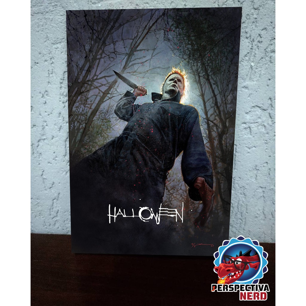 Placa Decorativa Halloween Michael Myers Shopee Brasil