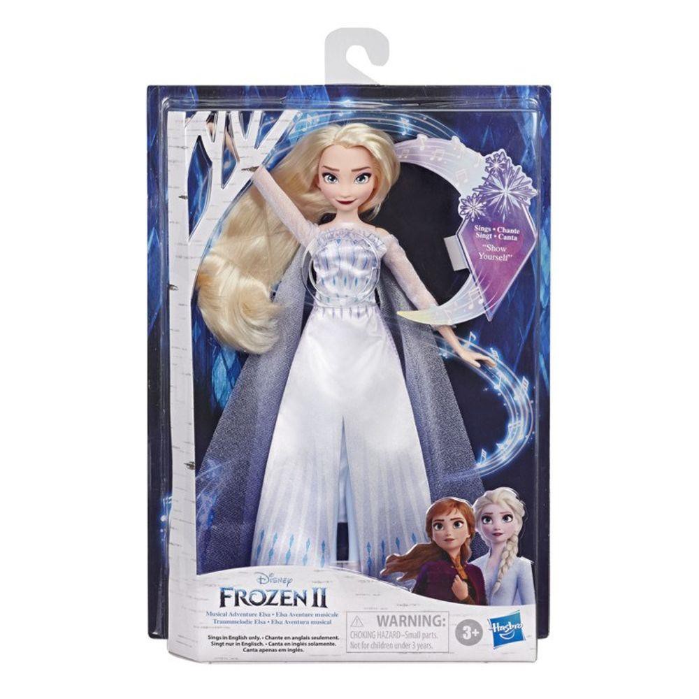 Boneca Elsa Aventura Musical Frozen 2 Disney Hasbro E8880 Shopee Brasil