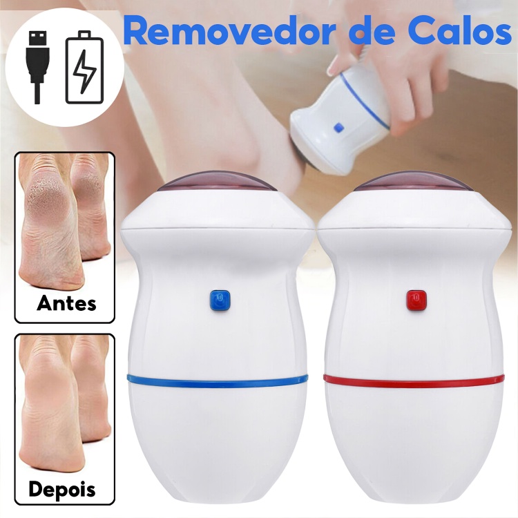 Lixadeira Removedor De Calos Pele Morta Elétrico Usb Pedicure Cuidados