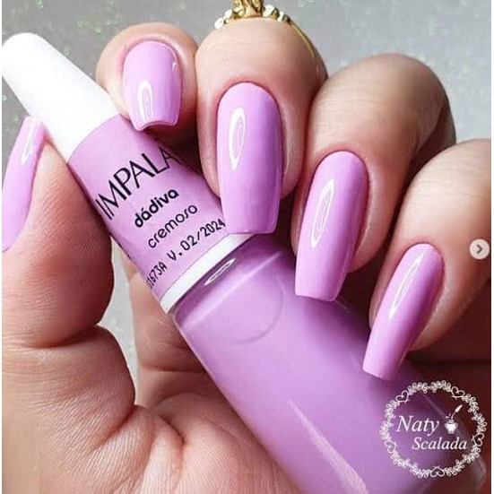 Esmalte Impala Cor Rosa Claro Pastel D Diva Shopee Brasil