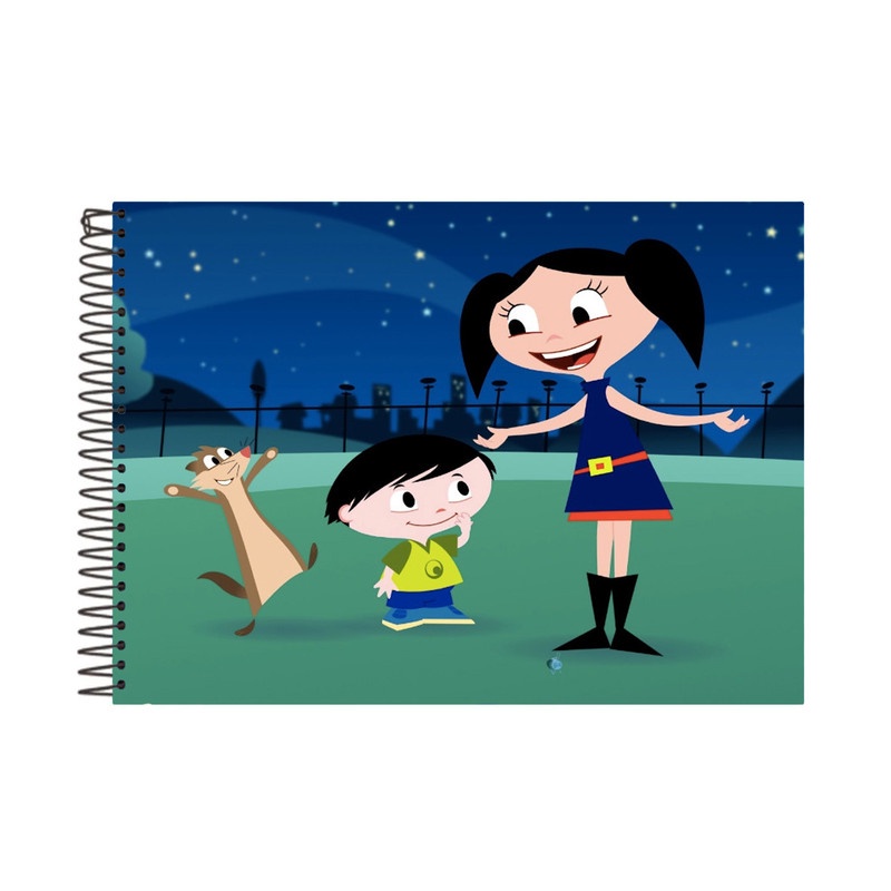 Caderno De Desenho Personalizado Fls O Show Da Luna Shopee Brasil