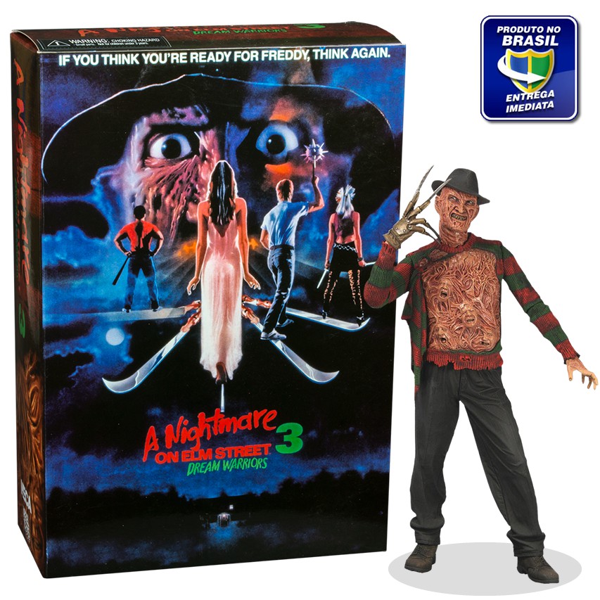 Boneco Freddy Krueger 18cm A Hora Do Pesadelo 3 BRINDE Shopee Brasil