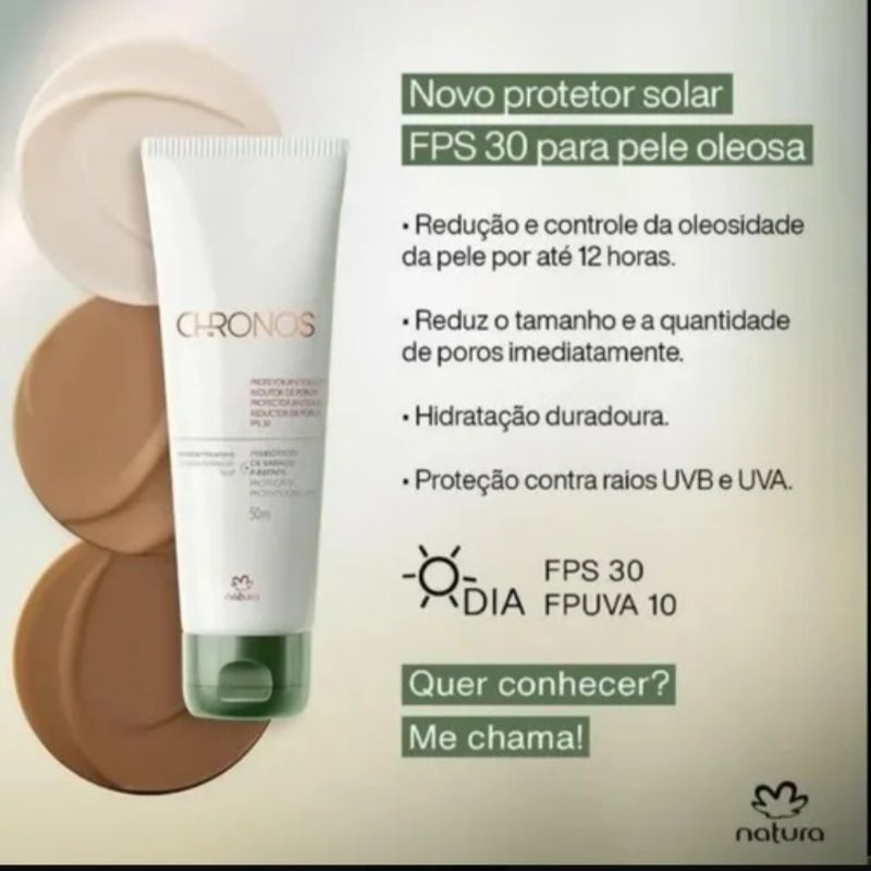 Protetor Antioleosidade Redutor De Poros Fps Fpuva Natura