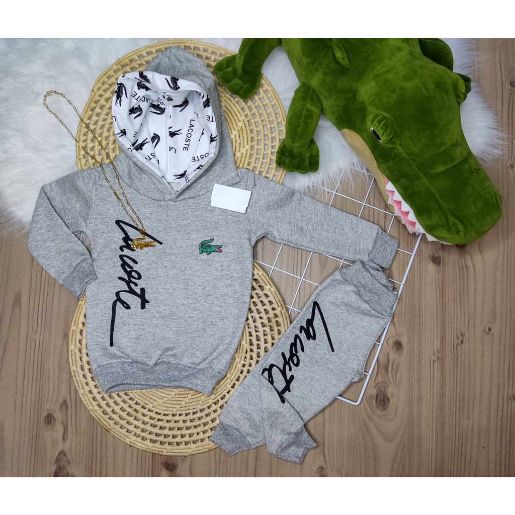 Conjunto De Frio Capuz Moletom Bebe Infantil Saida De Maternidade