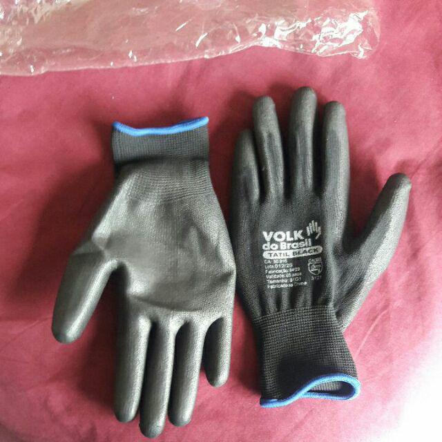 Luva Tátil Black Volk PU Multitato Reutilizável CA 30916 Shopee Brasil