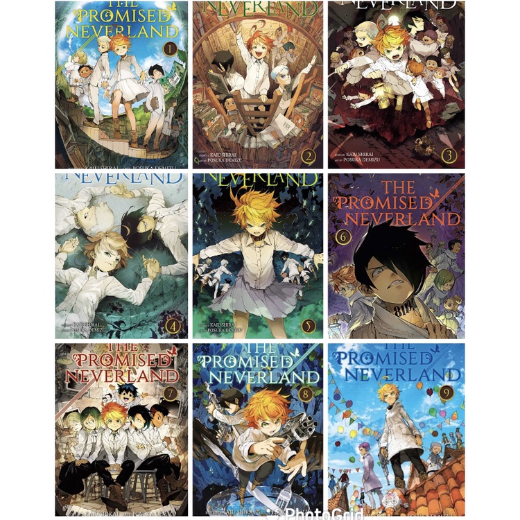 Mangá The Promised Neverland vol 1 ao vol 20 Novo Lacrado Shopee