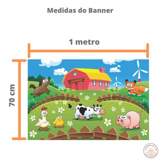 Kit Festa Fazendinha Displays De Mesa E Painel Poli Banner Shopee