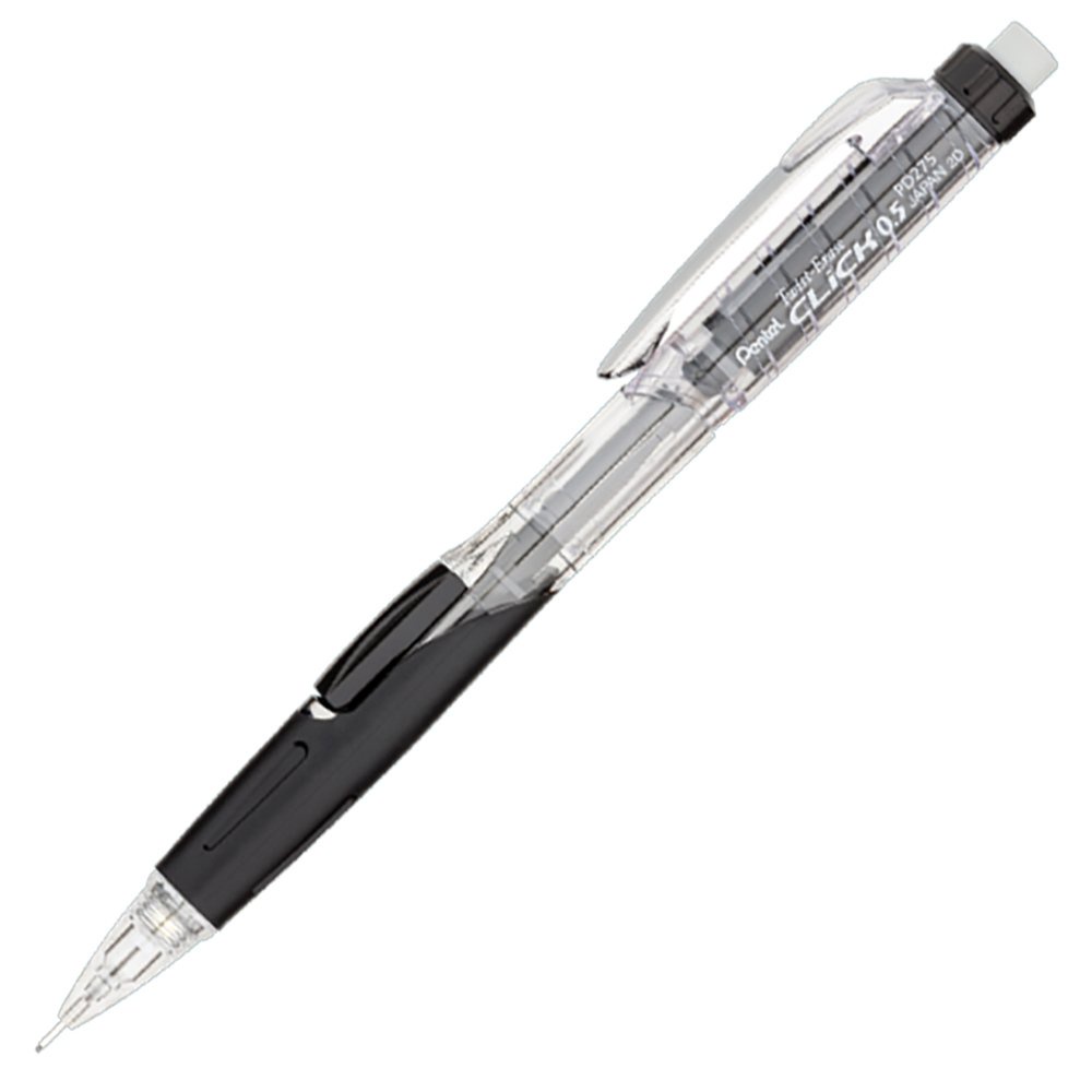 Lapiseira Pentel Twist Erase Click Mm Preta Em Blister Shopee Brasil