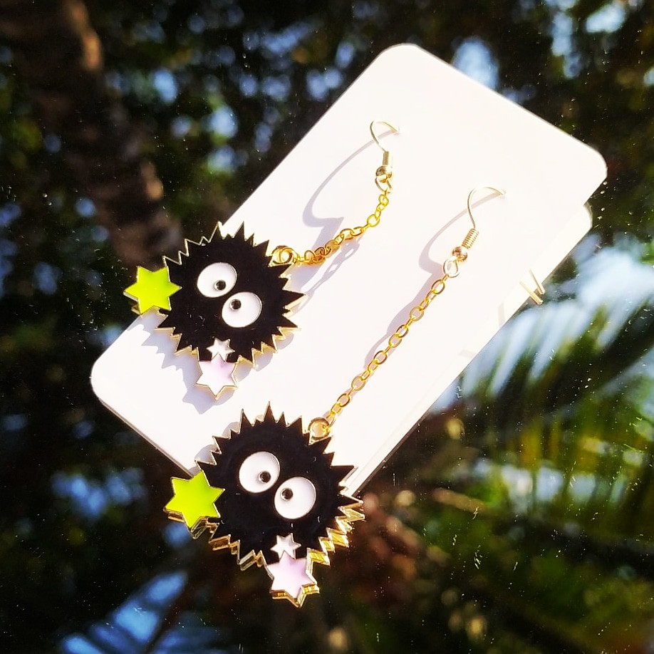 Brinco Susuwatari Makkuro Kurosuke Purmoon Studio Ghibli Shopee Brasil