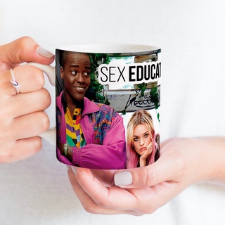 Caneca De Porcelana Sex Education Logo Otis Maeve Eric Netflix Serie