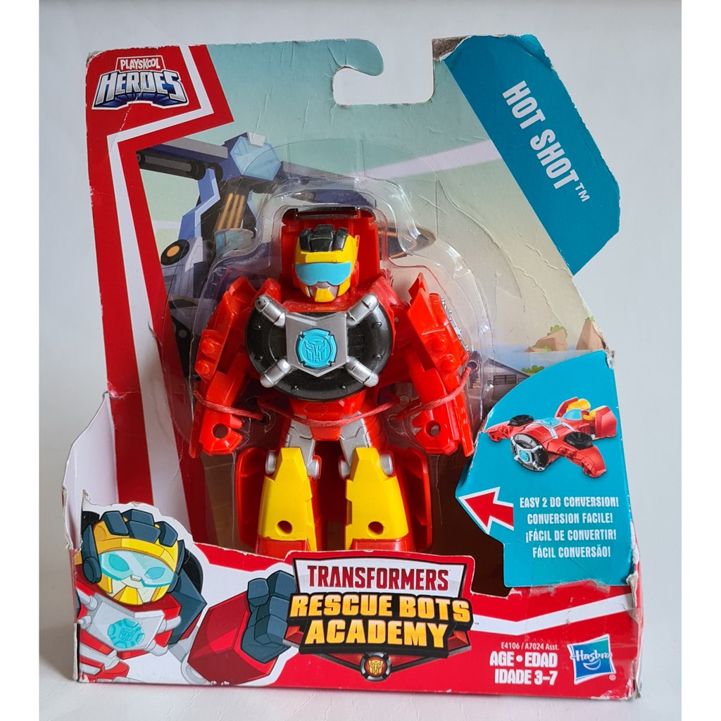 Transformers Hot Shot Playskool Rescue Bots Hasbro Shopee Brasil