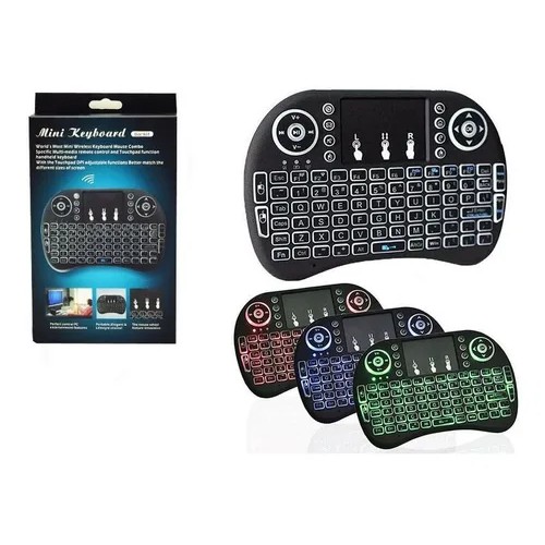 Mini Teclado Keyboard Sem Fio Wireless Iluminado Luz Led Shopee Brasil